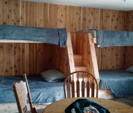 built in bunk beds