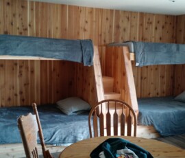 built in bunk beds