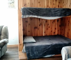 third set of bunks
